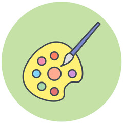 Color Palette Icon Design