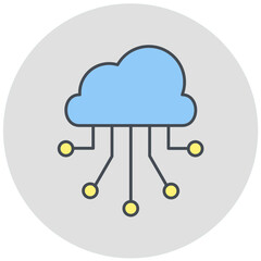 Cloud Computing Icon Design