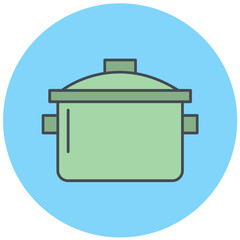 Cooking Pot Icon Design