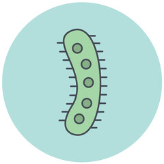 Bacteria Icon Design