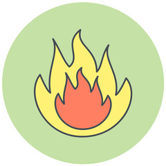 Burning Icon Design