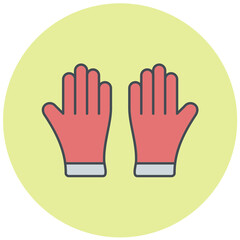 Gloves Icon Design