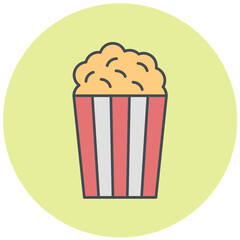 Popcorn Icon Design