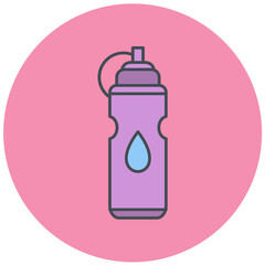 Water Bottle Icon Design