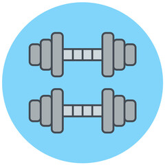 Dumb Bell Icon Design