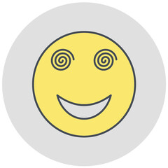 Dizzy Emoji Icon Design