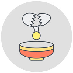 Egg Bowl Icon Design