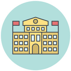 Government Office Icon Design
