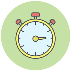 Stopwatch Icon Design
