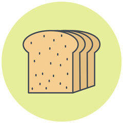 Bread Icon Design