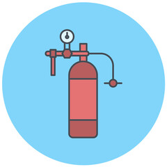 Oxygen Tank Icon Design
