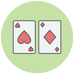 Playing Cards Icon Design
