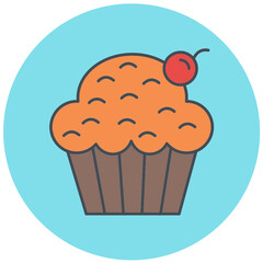 Cupcake Icon Design