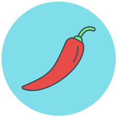 Chilli Icon Design