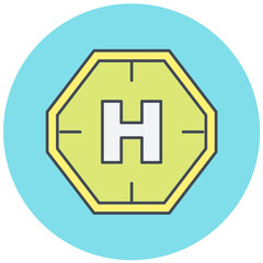 Helipad Icon Design