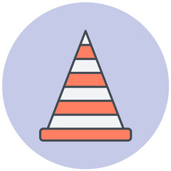 Traffic Cone Icon Design