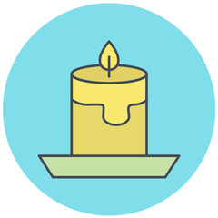 Candle Icon Design