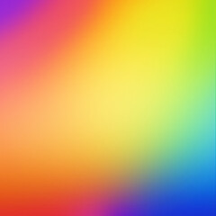 Abstract gradient red orange blue yellow and pink , colorful background. Modern horizontal design for mobile app. free text space.