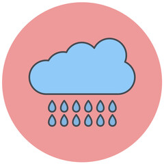 Raining Icon Design