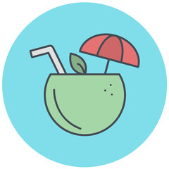 Coconut Icon Design