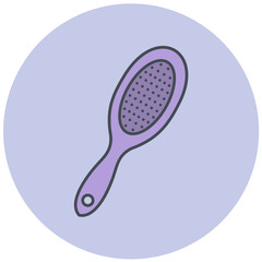 Hair Brush Icon Design