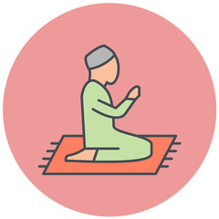 Praying Icon Design