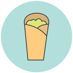 Doner Kebab Icon Design