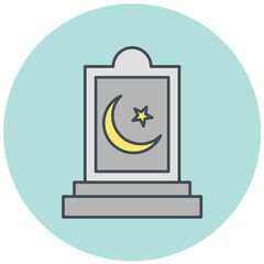 Cementary Icon Design
