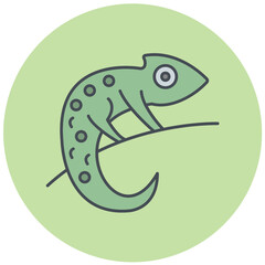 Chameleon Icon Design