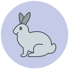 Fototapeta na wymiar Rabbit Icon Design