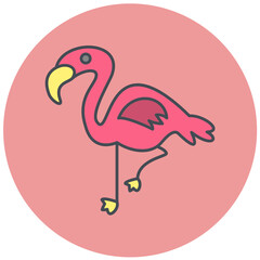 Flamingo Icon Design