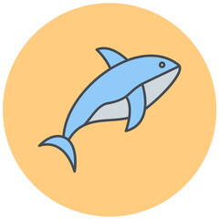 Whale Icon Design