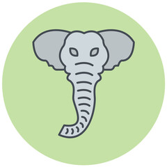 Elephant Icon Design