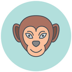 Monkey Icon Design