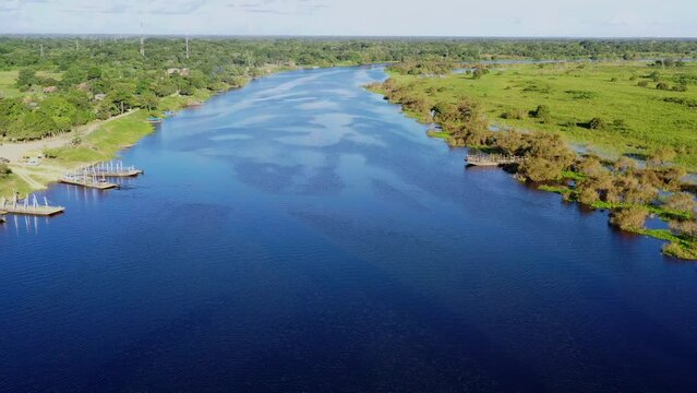 Mamore river in the department of Beni, Bolivia, nice river to navigate and fishing, it flows into the Madeira river and then becomes the Amazon.
