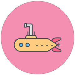 Submarine Icon Design