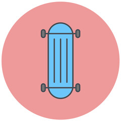 Skate Board Icon Design