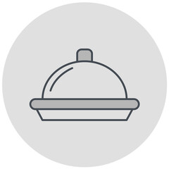 Food Tray Icon Design