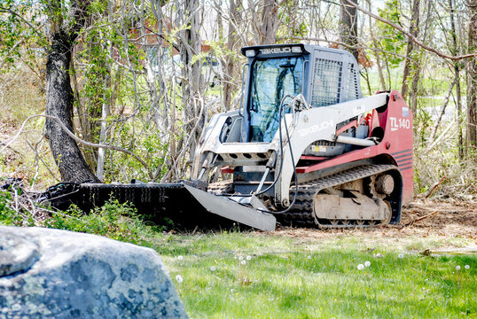 A Broken-Down Wheel Loader (Takeuchi Brand)