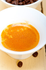 espresso cofee and beans