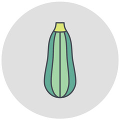 Zucchini Icon Design