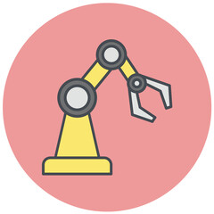 Robotic Arm Icon Design