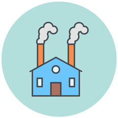 Pollution Icon Design