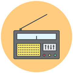 Radio Icon Design