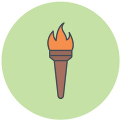 Torch Icon Design