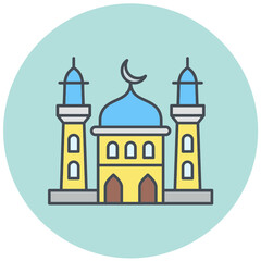 Mosque Icon Design