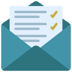 Fototapeta premium Task List Email Icon