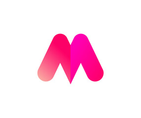 Modern M letter logo design vector template fully editable