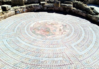 Fototapeta na wymiar greek mosaic