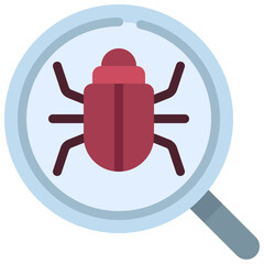 Search For Bug Icon